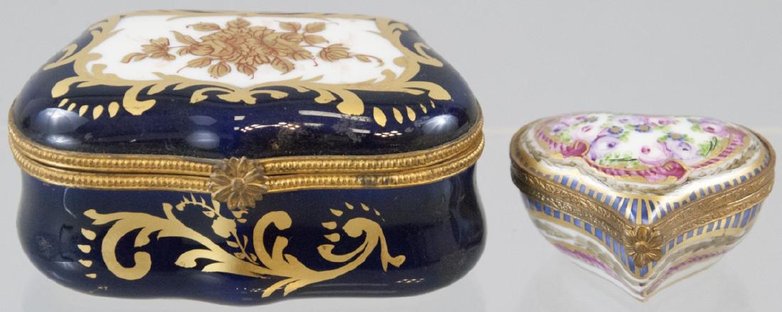 Two Hand Painted French Boxes Including Limoges (1 of 6)