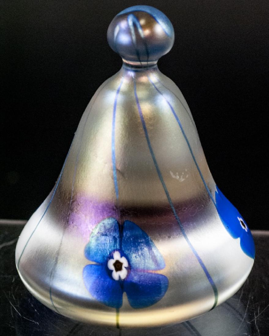 Vandermark Signed Art Glass Bell Paperweight (1 of 7)
