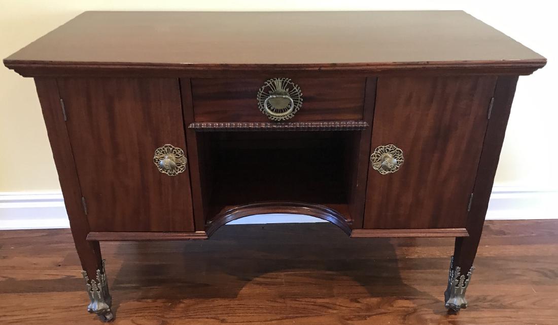 Antique Neo Classical Console Cabinet w Ormolu (1 of 5)