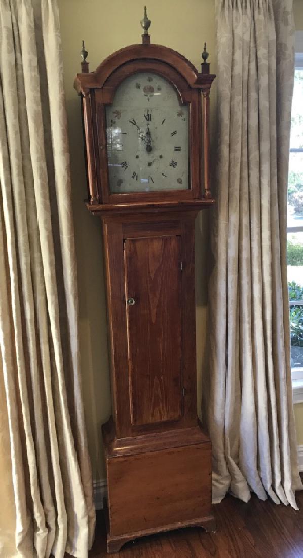 Antique American Jacob Willard Grandfather Clock (1 of 8)