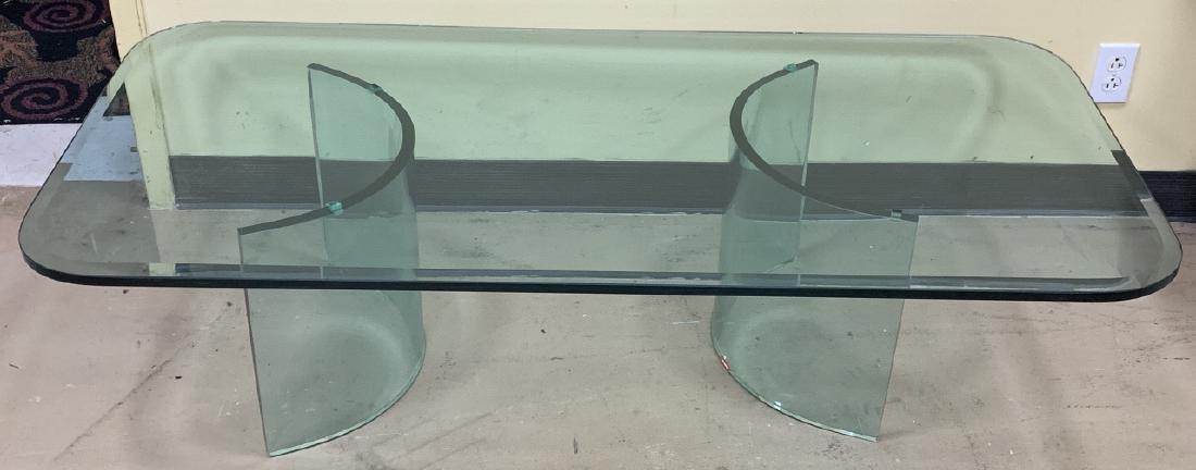 Mid Century Modern Style Glass Coffee Table (1 of 14)