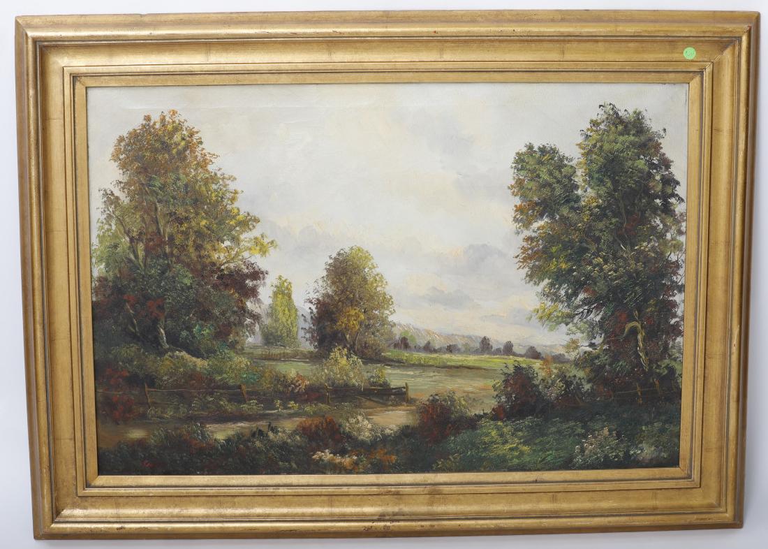 Original Oil Painting Fall Landscape Signed Camac (1 of 6)