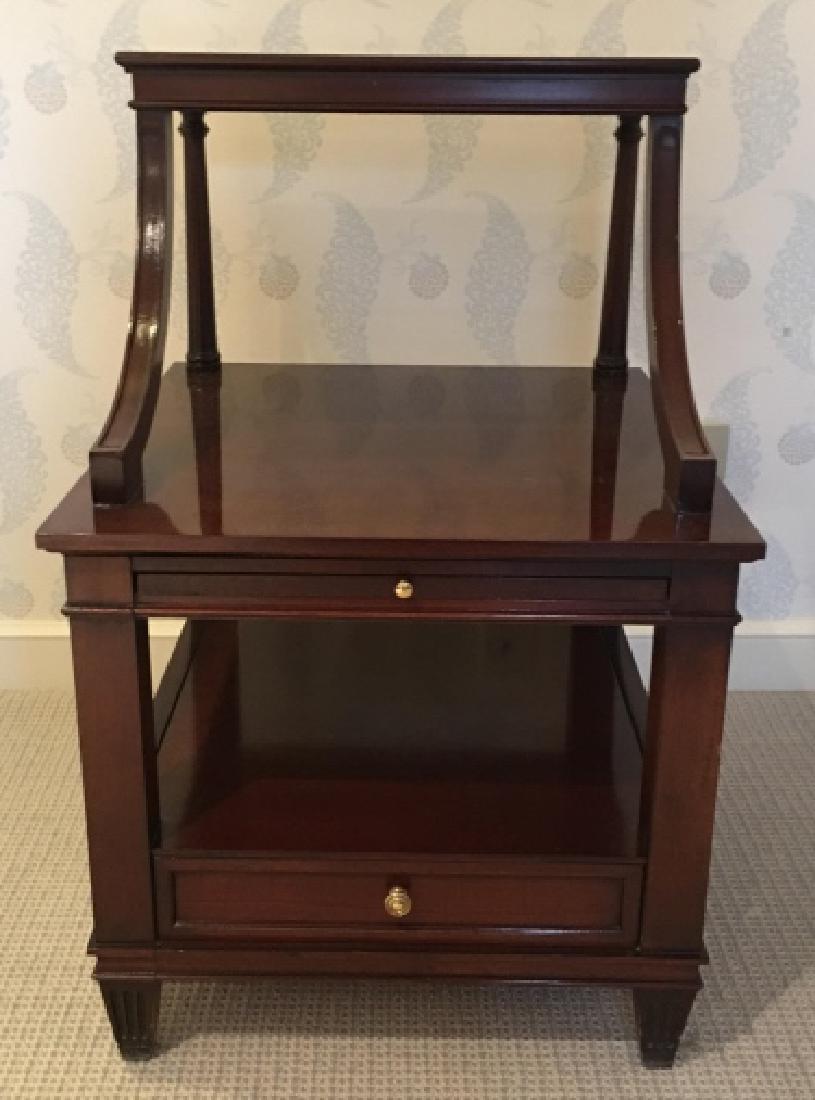 Empire Style Mahogany Nightstand / Side Table (1 of 7)