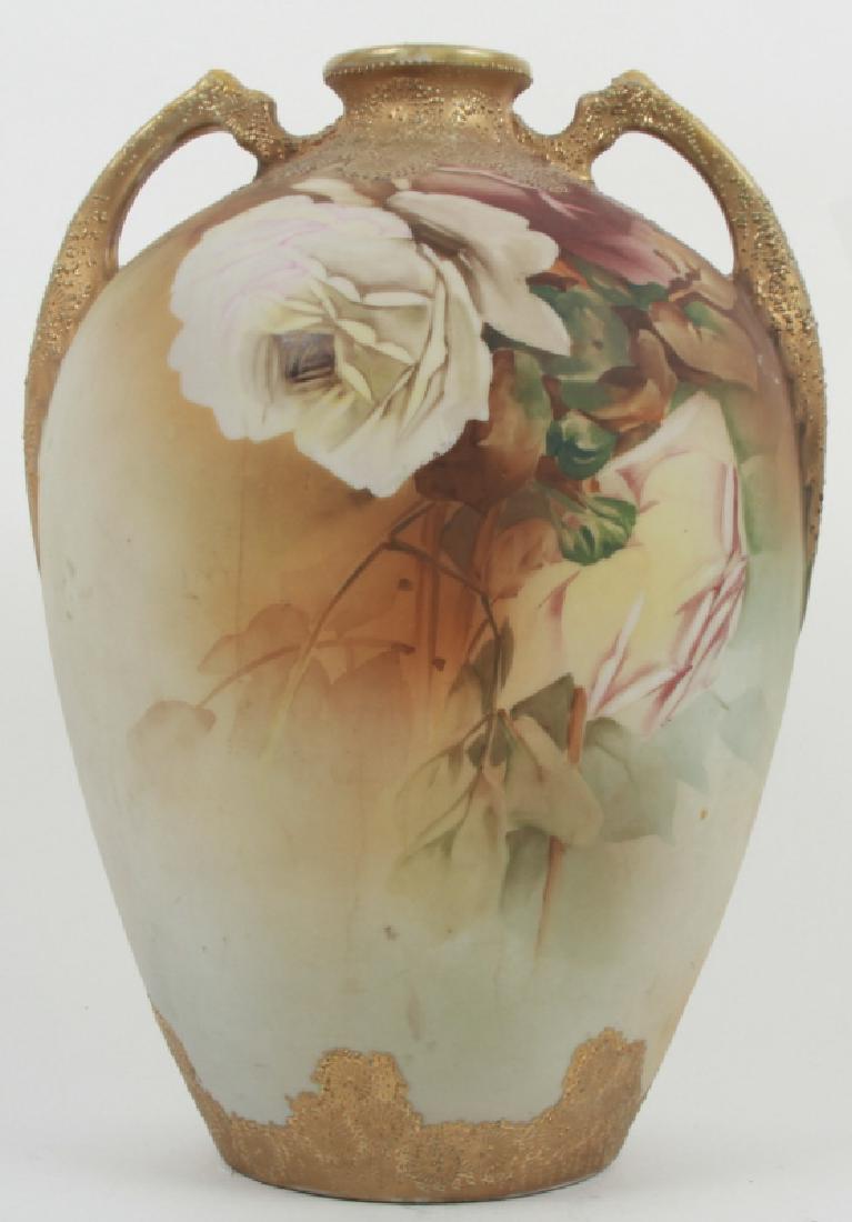 Antique Japanese Nippon Amphora Porcelain Vase (1 of 10)