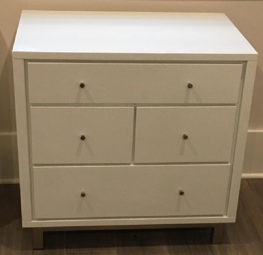 Contemporary Crate Barrel 4 Drawer Dresser Bureau (1 of 7)