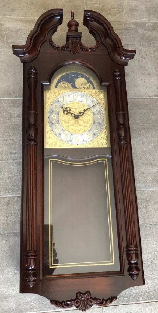 Federal Style Howard Miller Mahogany Case Clock (1 of 5)