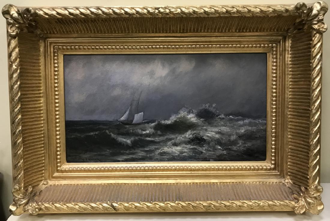 Otis Weber Oil Painting on Canvas Marine Painting (1 of 7)