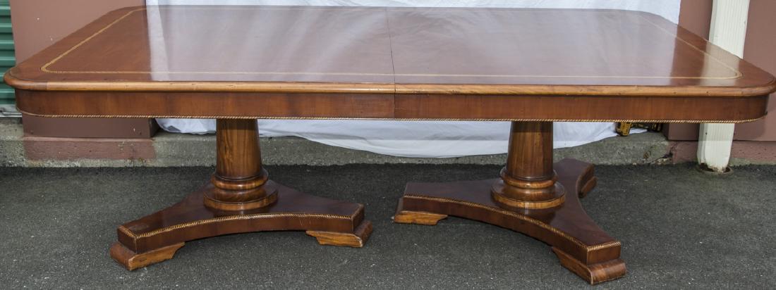 American Empire Style Mahogany Dining Table (1 of 7)