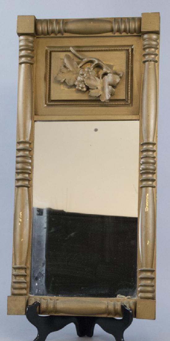 Vintage Hand Carved Wood Mirror With Grape Leaves (1 of 6)