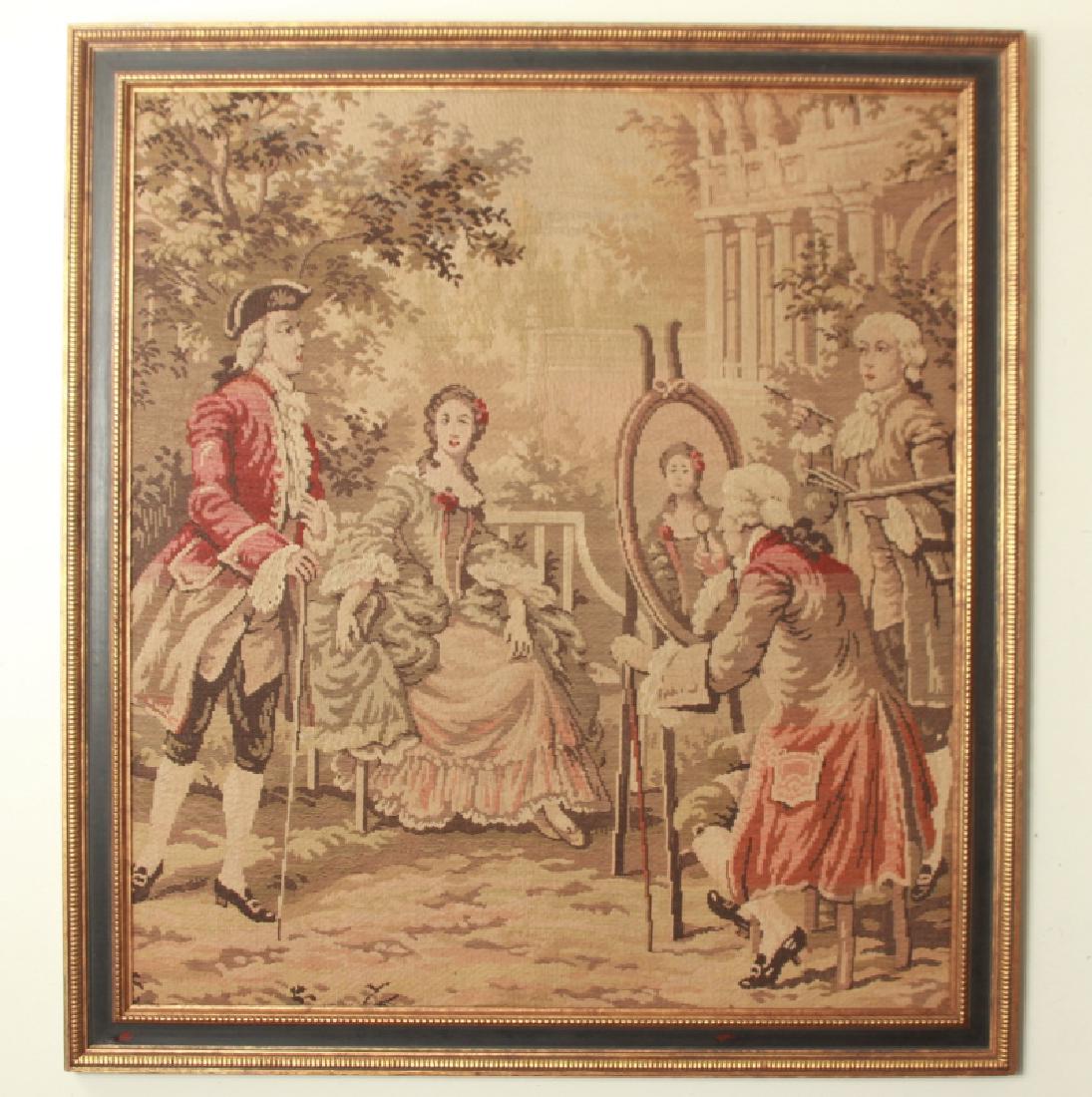 Large Antique French Framed Tapestry Panel (1 of 8)