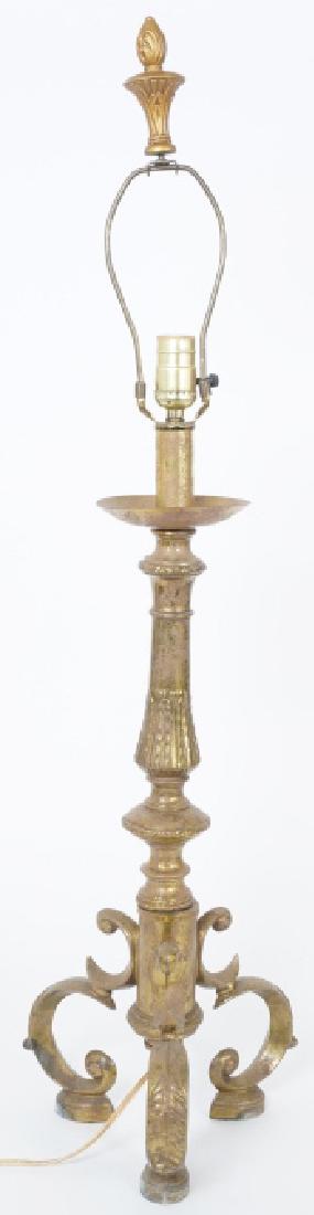 Neoclassical Style Torchiere Form Table Lamp (1 of 8)