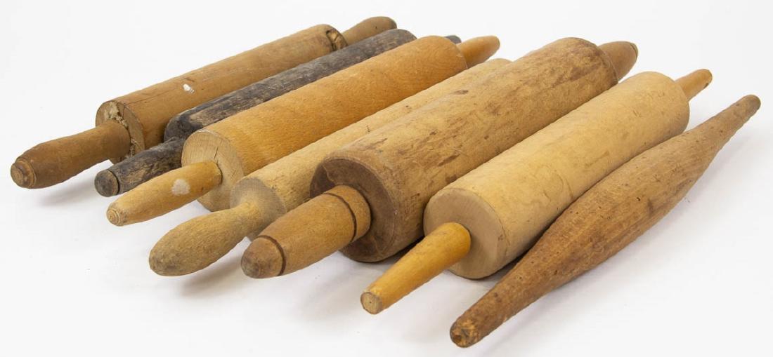 Collection of Hand Made Wooden Baking Rolling Pins (1 of 4)