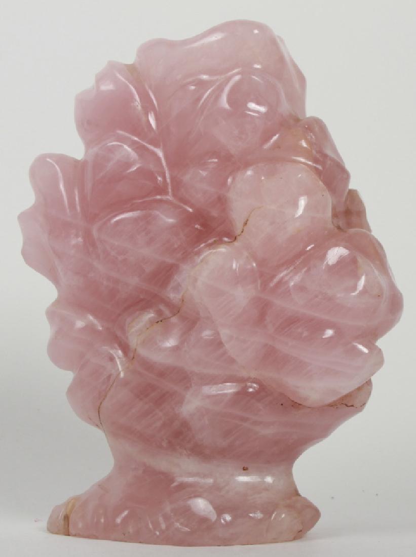 Natural Specimen Rose Quartz Vase (1 of 6)