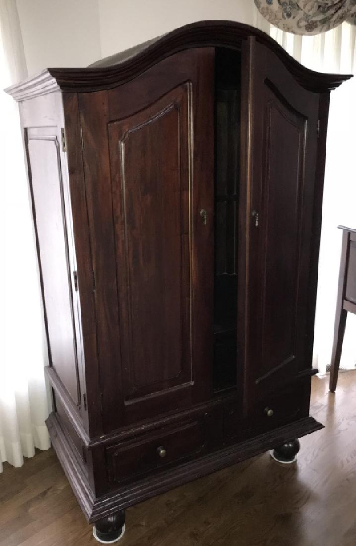 Contemporary French Country Style Armoire Cabinet (1 of 4)