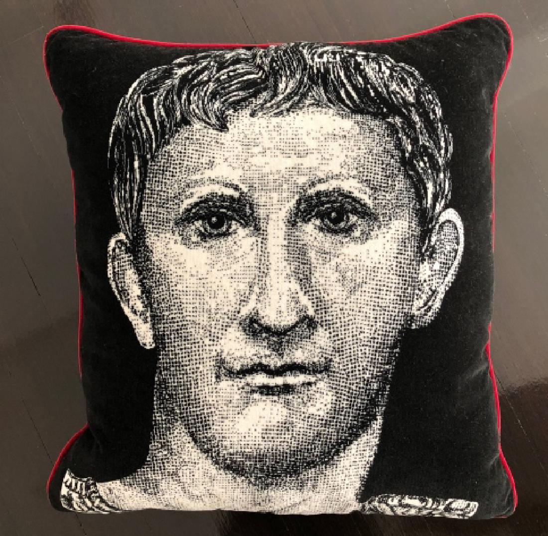 Decorator Large Velvet Pillow Julius Caesar's Face (1 of 3)