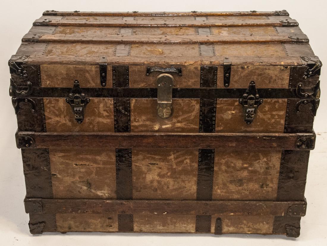Antique 19th Century Steamer Trunk (1 of 9)