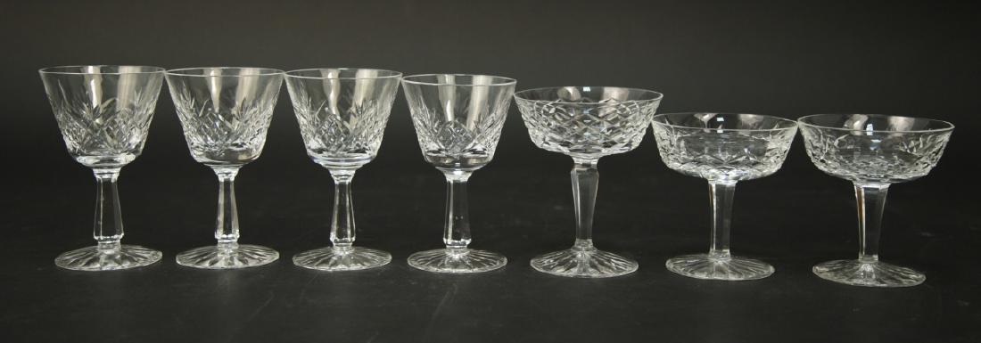 4 Waterford Crystal Wine Glasses, 3 Champagne: 4 Waterford Crystal Wine Glasses, 3 Champagne. 5.5 inches x 3.25 inches
