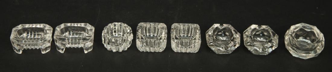 8 Vintage Molded Glass Salt Cellars (1 of 7)