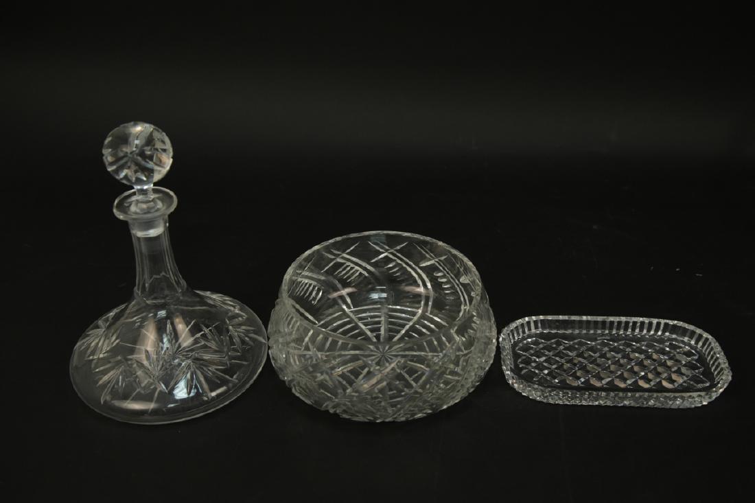 3 Pieces Crystal Decorative Objects Incl Waterford (1 of 6)