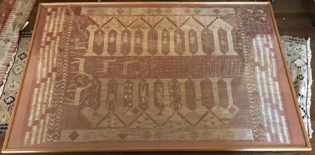 Large Framed Wedding Tapestry Panel in Frame (1 of 5)