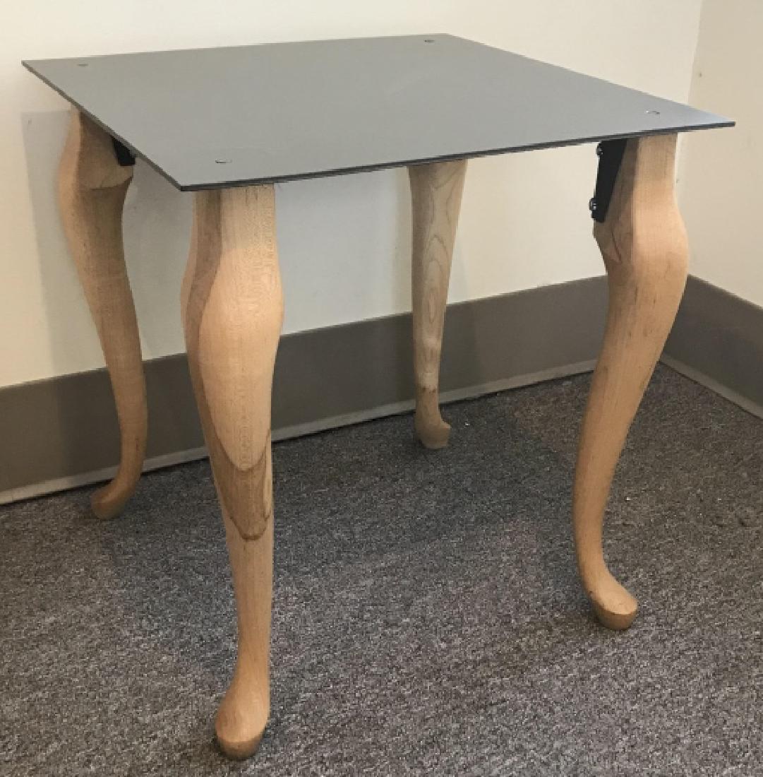 Contemporary End / Side Table W Cabriole Legs (1 of 8)