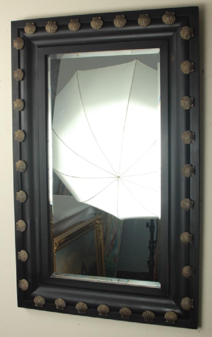 Contemporary Seashell Motif Beveled Mirror (1 of 5)