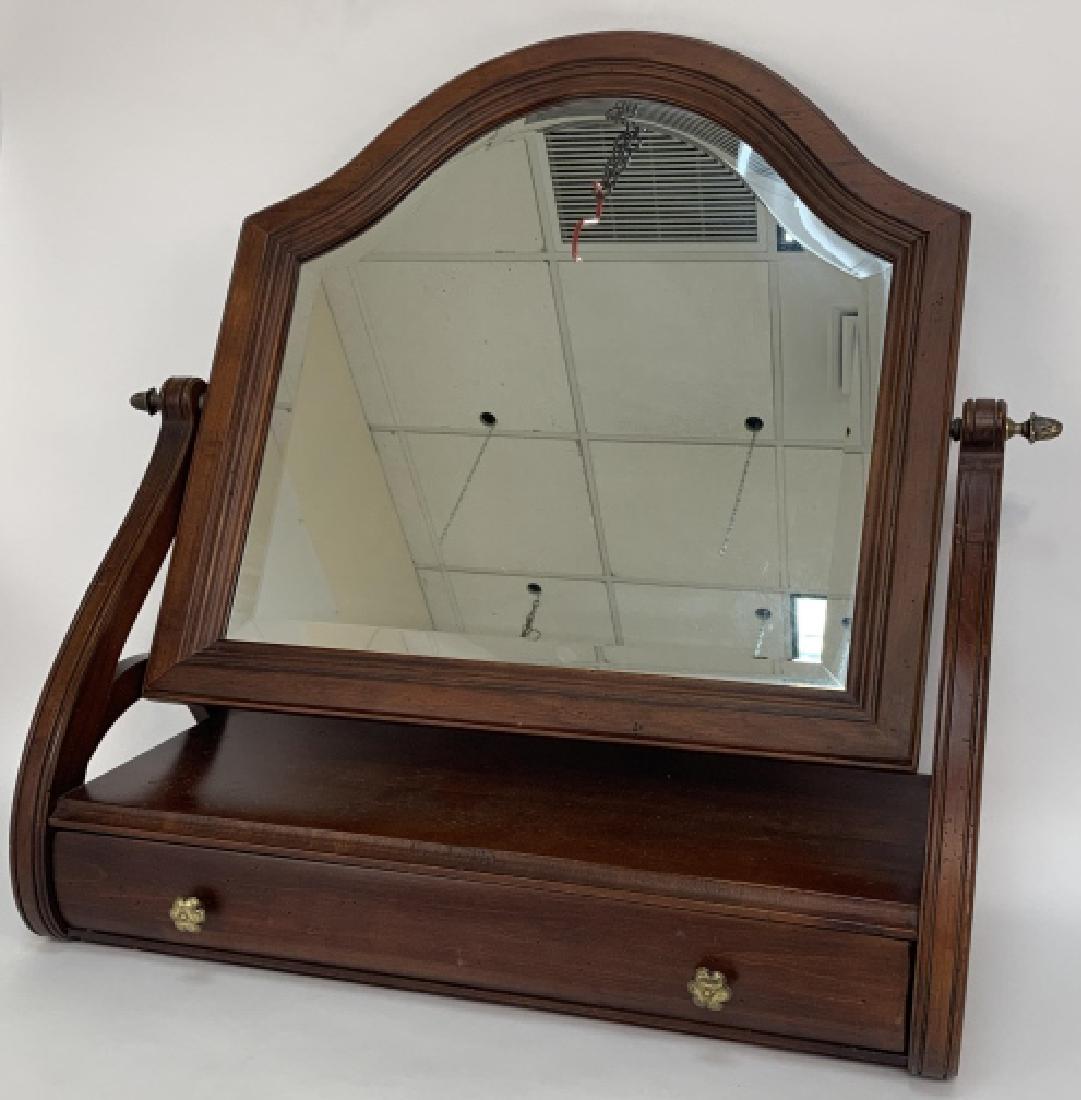 Ethan Allen Dresser Top Shaving Mirror w Drawer (1 of 6)