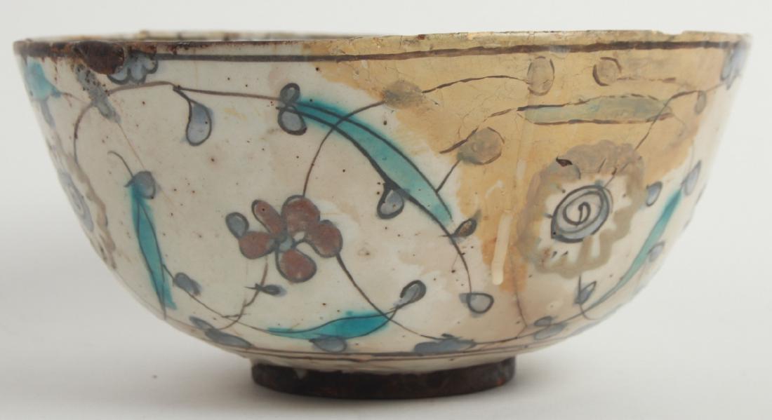 Antique Persian Islamic Glazed Pottery Bowl (1 of 4)