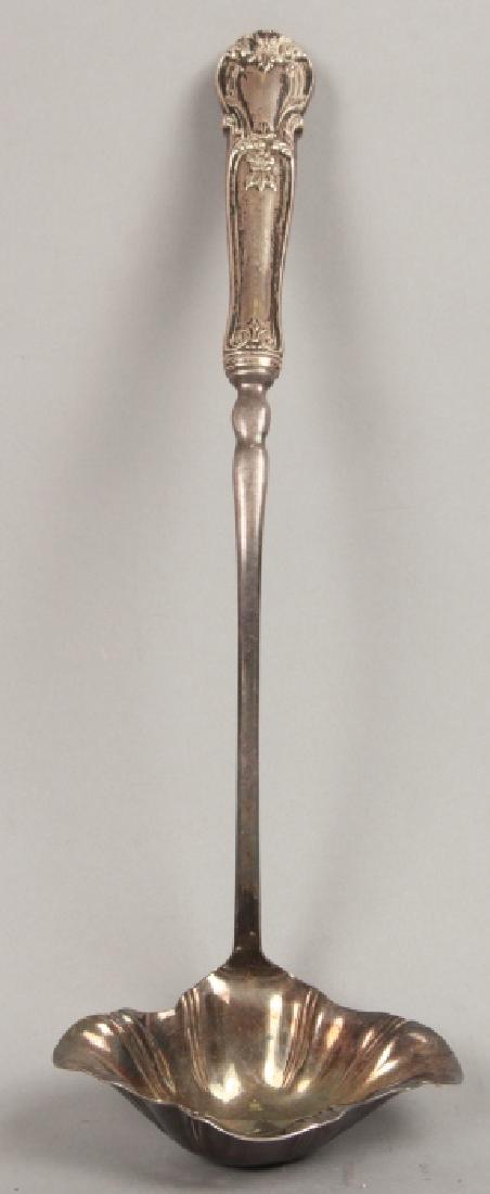 Large Antique English Sterling Silver Ladle (1 of 6)