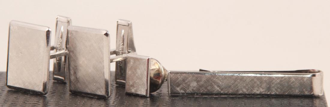 Vintage Sterling Silver Cufflinks & Belt Buckle (1 of 5)