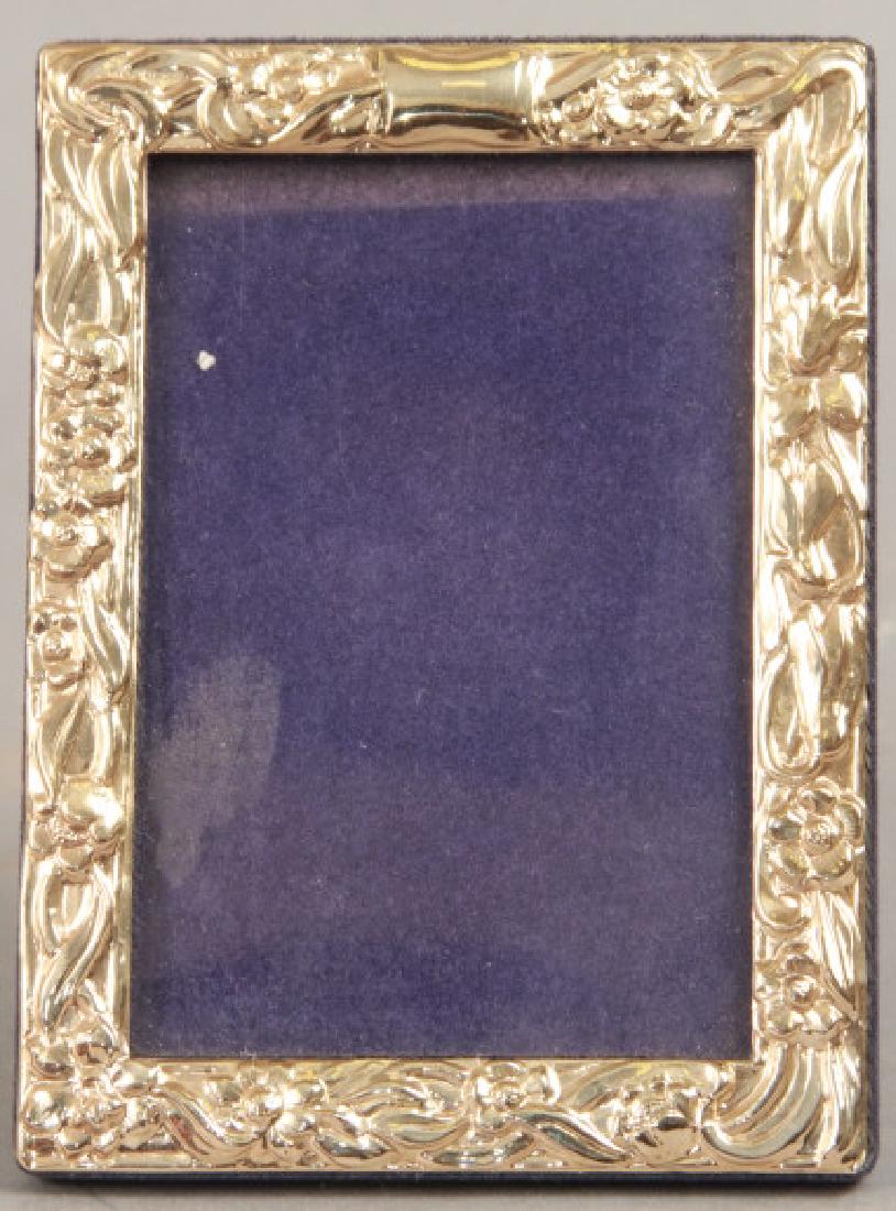 Repousse Sterling Silver Picture Frame (1 of 4)