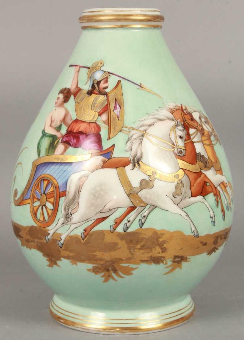 Antique 19th C French Neoclassical Porcelain Vase (1 of 7)