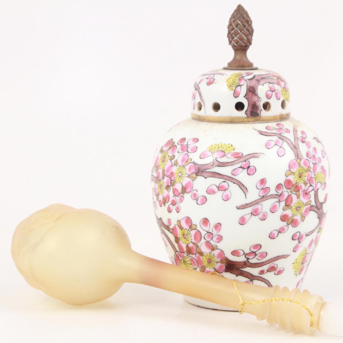 Necker Perfume Bottle & French Porcelain Potpourri (1 of 7)
