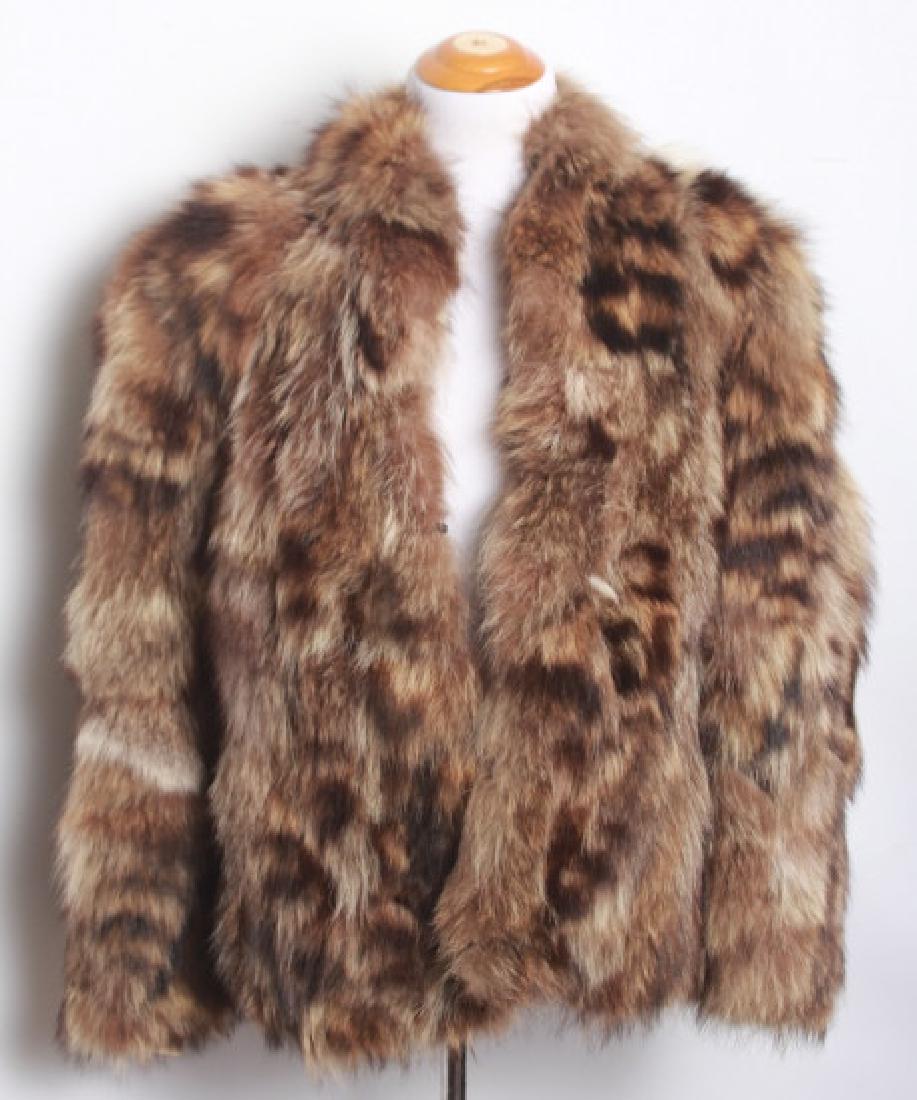 Vintage Designer Jacques Saint Laurent Fox Jacket (1 of 7)