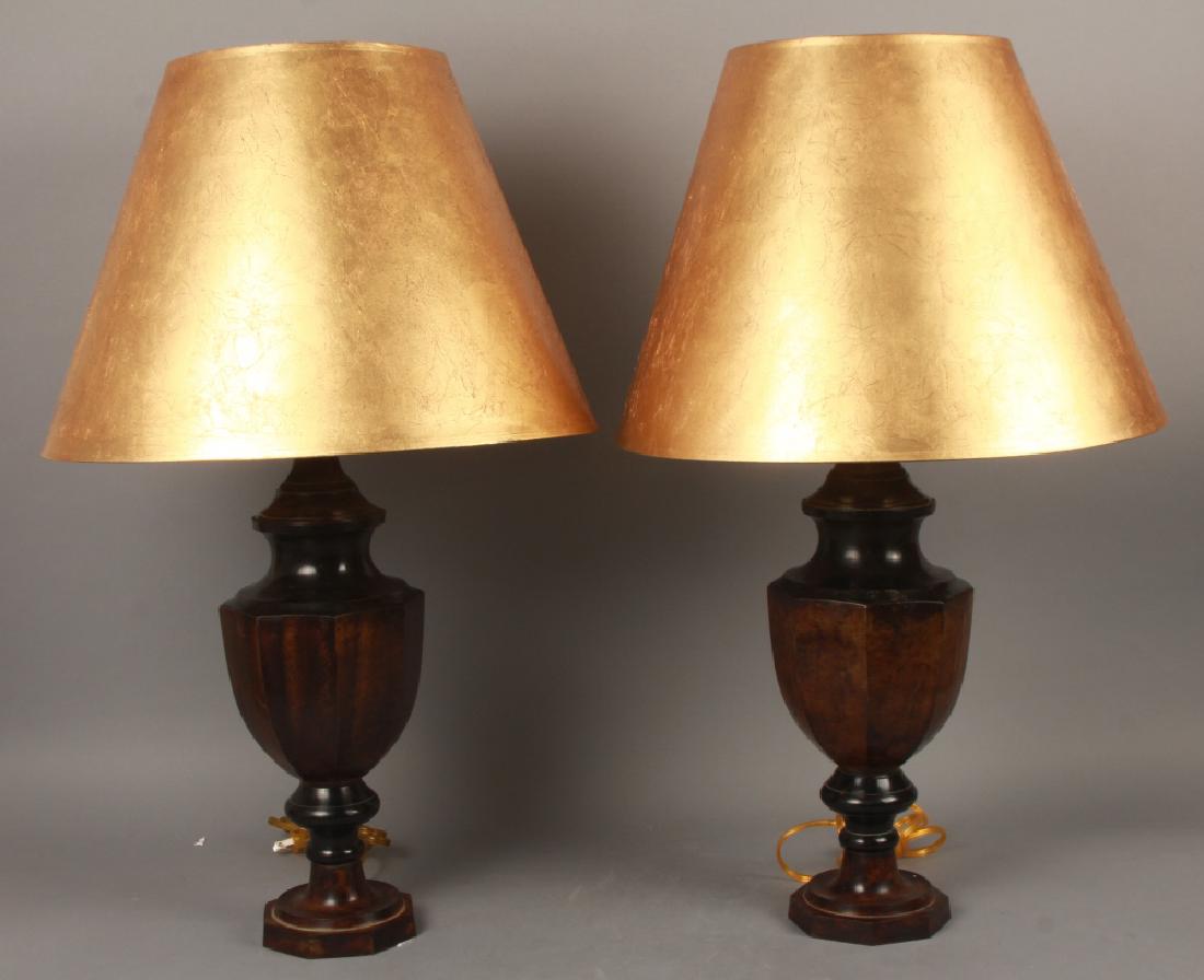 Pair Neoclassical Style Urn Form Lamps (1 of 11)
