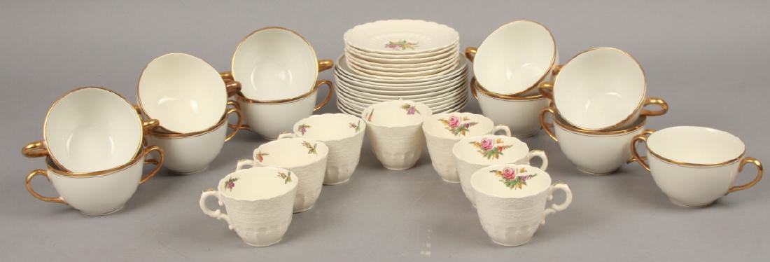 2 English Porcelain Tea Sets Incl Spode & Johnson (1 of 8)