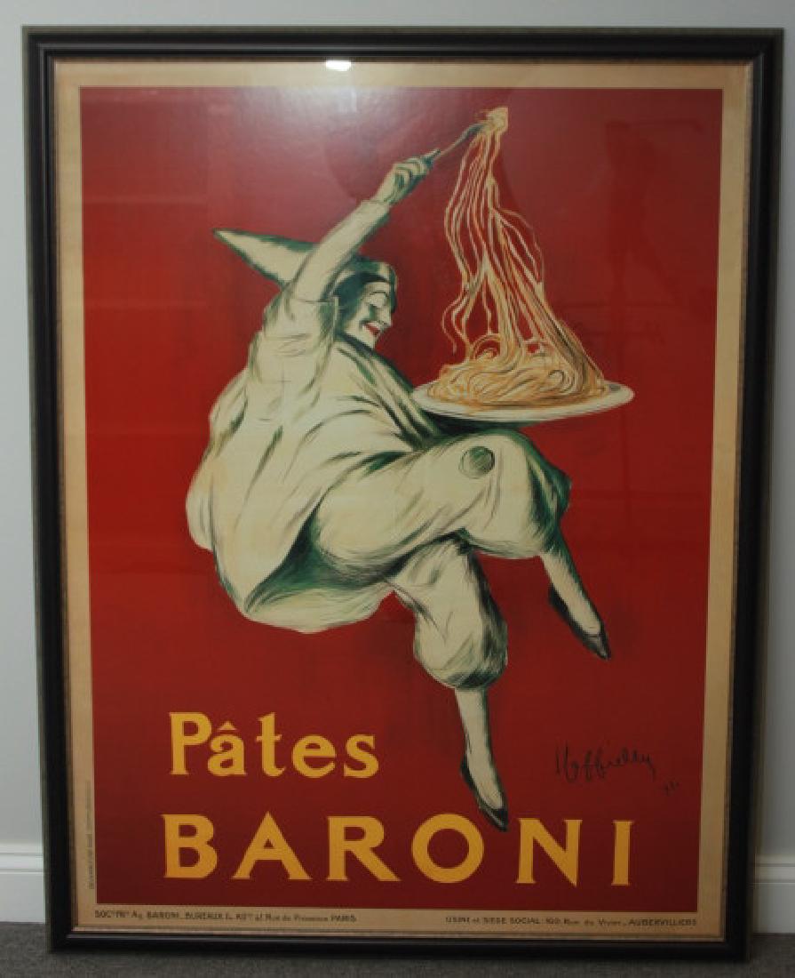 Large Cappiello Poster Baroni Pasta Framed (1 of 5)