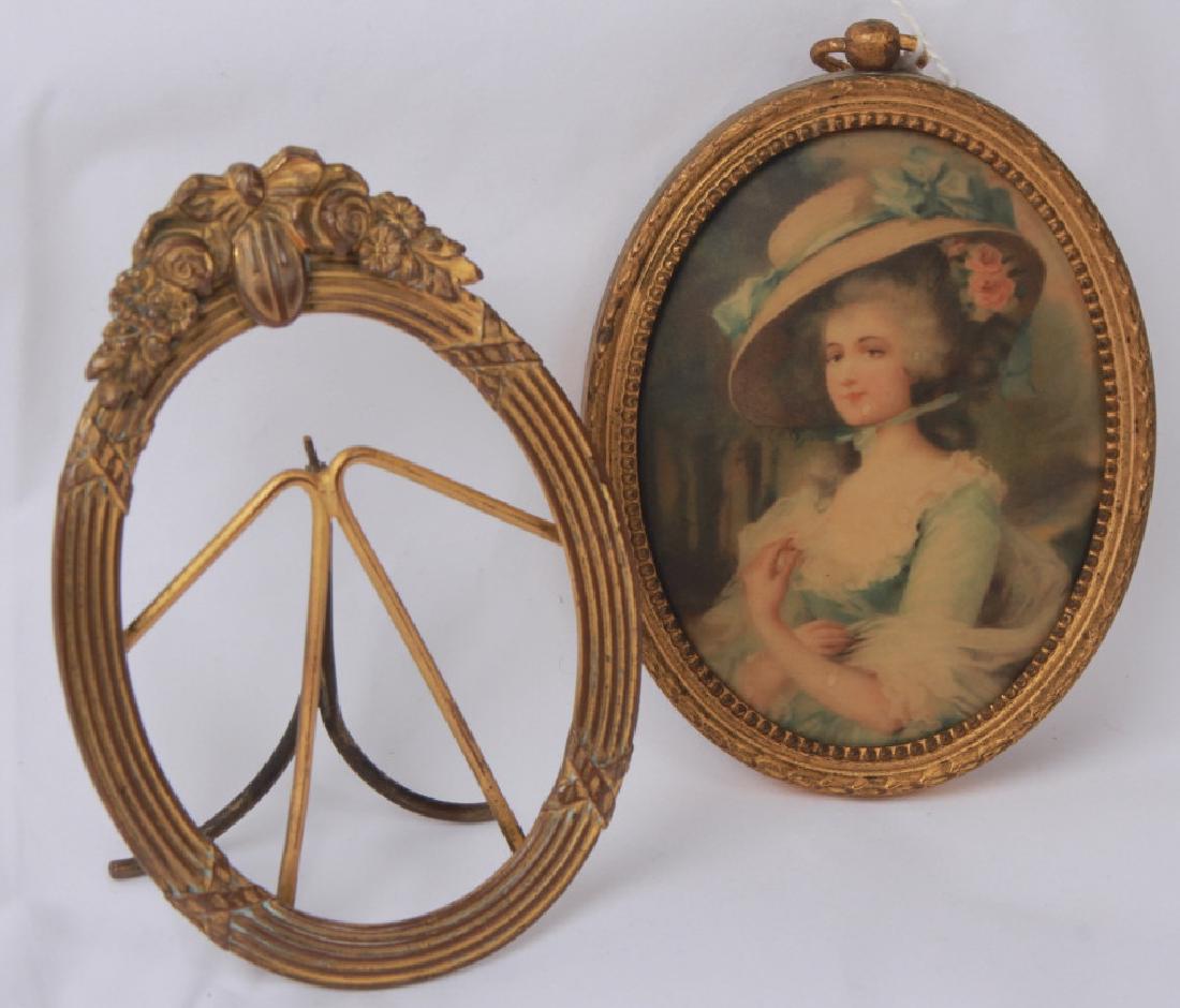 Antique Portrait Miniature Ormolu Picture Frames (1 of 8)
