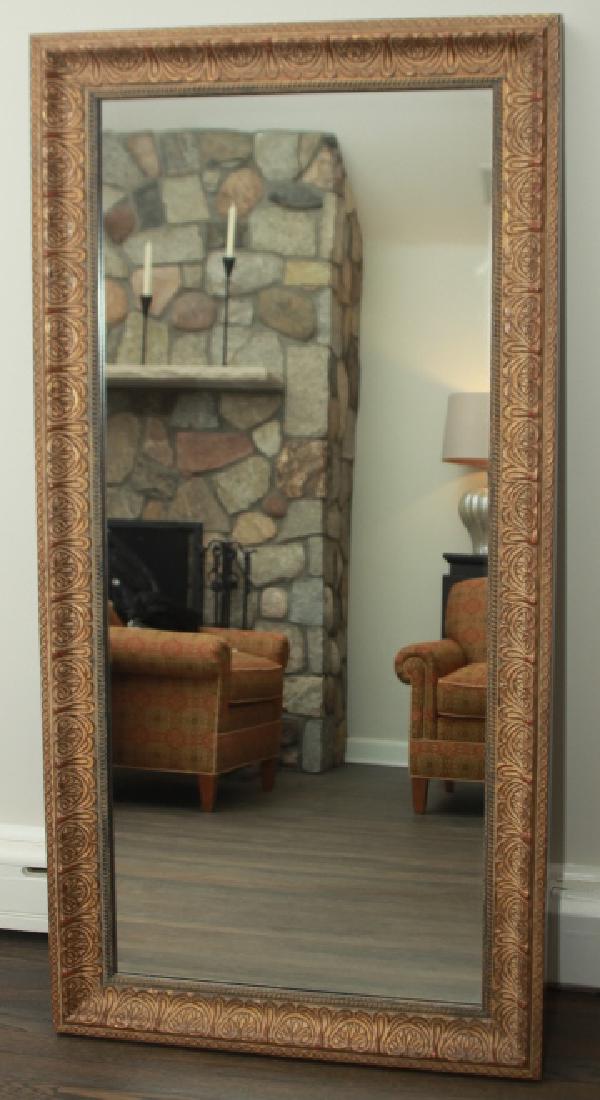 Contemporary Gilt Carved Full Length Mirror (1 of 3)