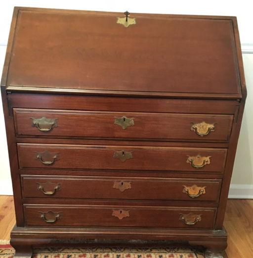 Federal Style Secretary Desk W 4 Drawers Feb 09 2019