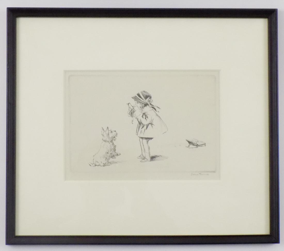 Diana Thorne Pencil Signed Etching "All is Vanity" (1 of 6)