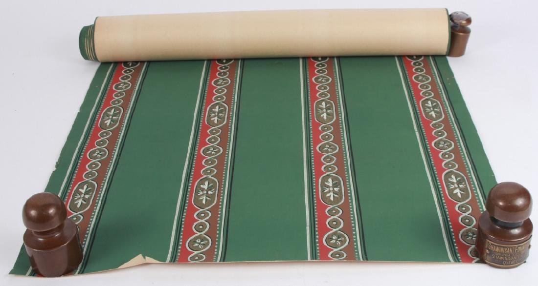 Roll Antique C 1900-1930 Wall Paper w Gold Design (1 of 5)