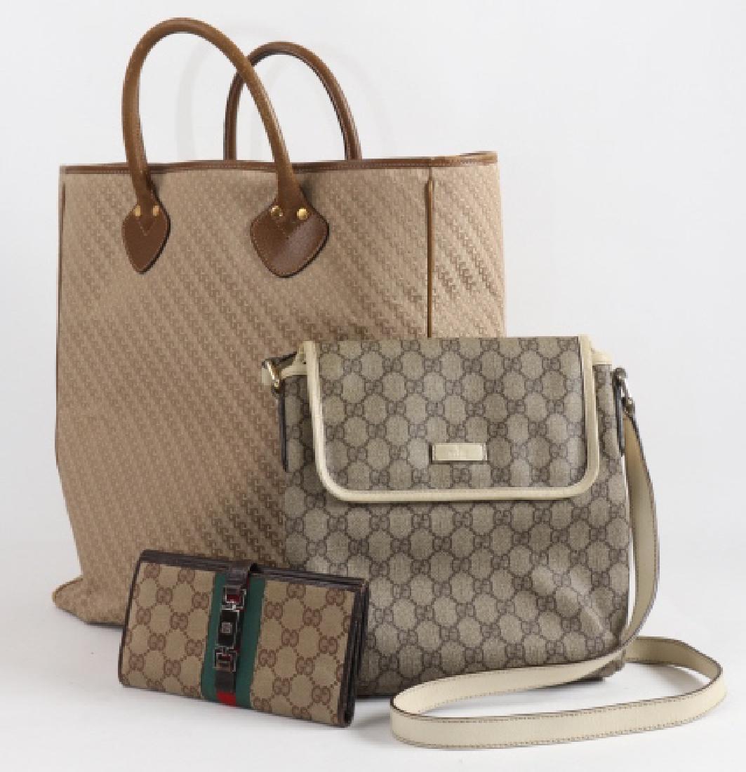3 Vintage Gucci Logo Bags / Purses (1 of 11)