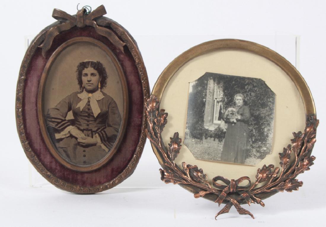 Two Antique 19th C Miniature Picture Frames (1 of 5)