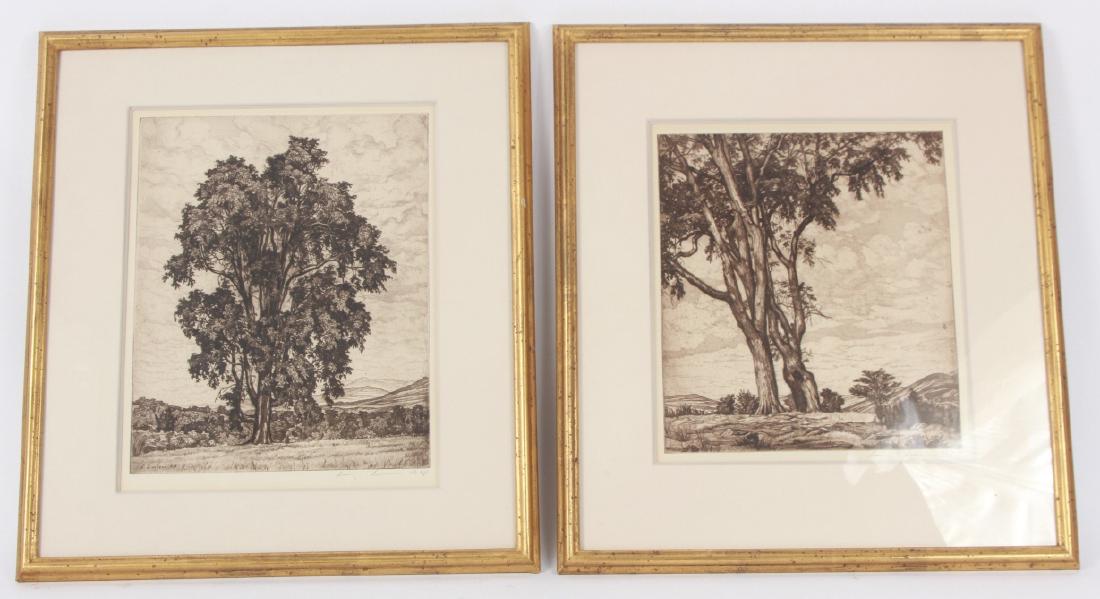 2 Luigi Lucioni Pencil Signed Etchings (1 of 12)