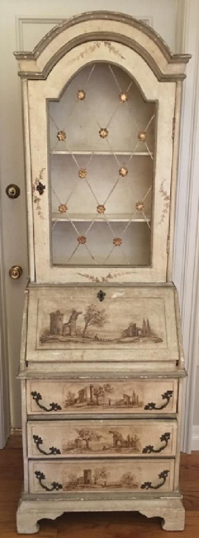 Louis XV Style Hand Painted Secretary Desk (1 of 10)