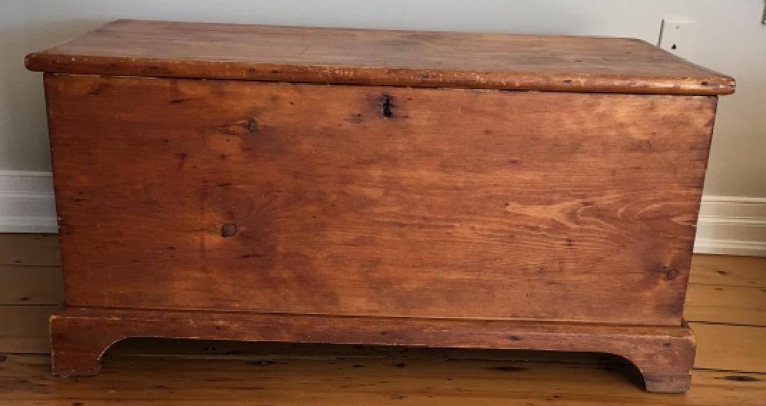 American Country Style Wooden Blanket Chest (1 of 6)