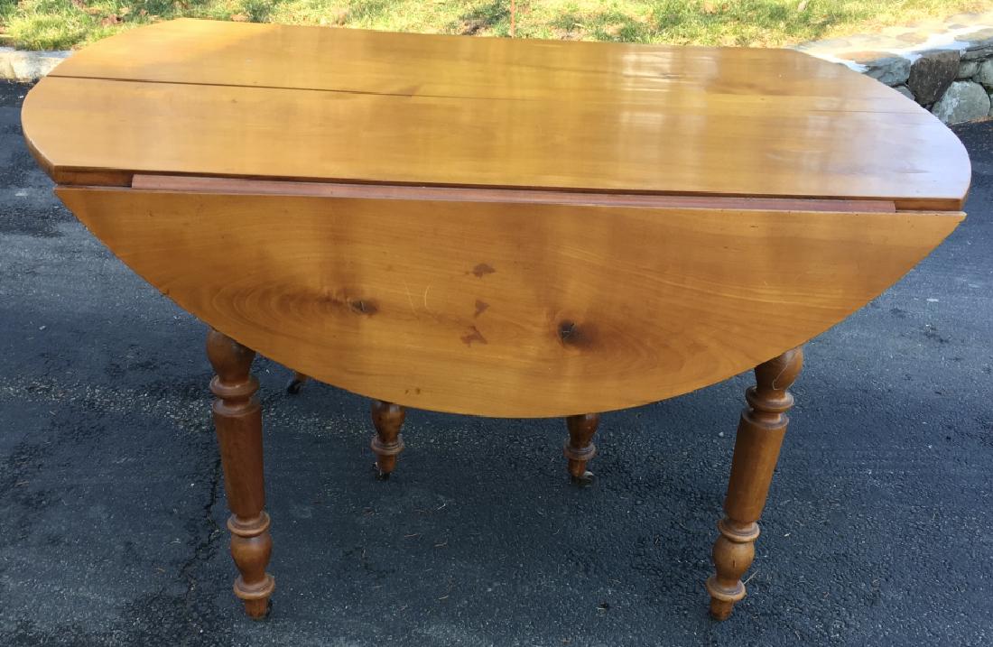 William & Mary Style Oak Drop Leaf Dining Table (1 of 6)