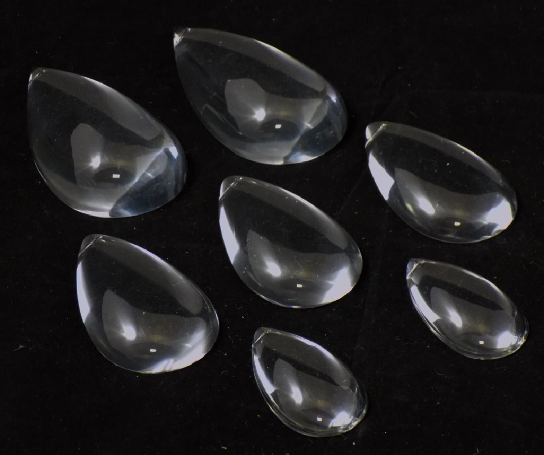 Lot of Crystal Tear Drop Form Chandelier Pendalogs (1 of 8)