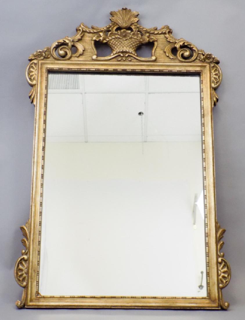 Victorian Style Carved, Gesso & Gilt Mirror (1 of 6)